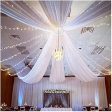 Backdrop White Sheer Curtain 21  For Sale