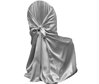 Chair Cover Universal Silver For Sale