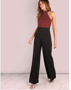 women s jumpsuit hanging neck Supply