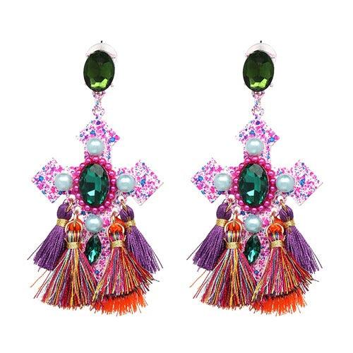 Boho Tassel African Earrings For Discount