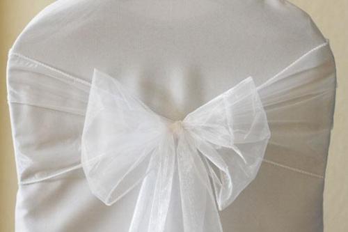 White Organza Sash Online Sale