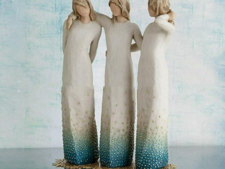 Three Female Resin Sculpture Sale