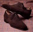 Classic Brown Faux Suede Shoes Online Sale