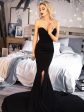 Black Red Evening Gown Dress Hot on Sale