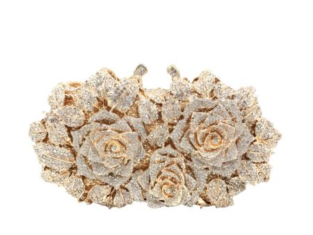 Hollow Rose Diamond Dinner Bag | Elegant Design for Special Occasions | Perfect for Adding Glamour - CHIQUE TRENDS Online Sale