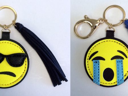 Emoji Keychain, Backpack Charm or Bag Charm (Available in Two Styles) For Cheap