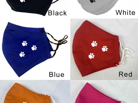 Paw Mask in Choice of Six Colors on Sale