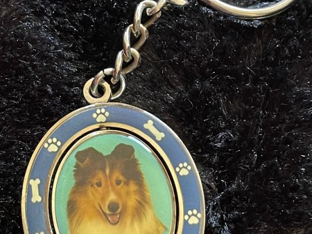 “Sheltie” Spinning Keychain on Sale