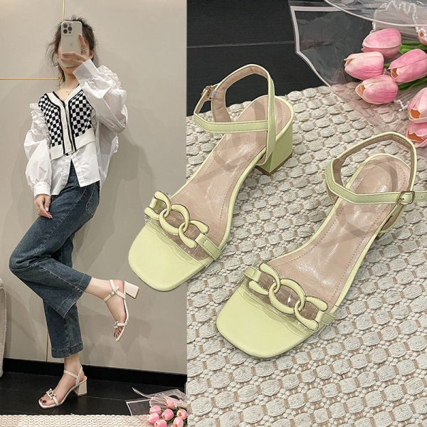 Women s Square Toe Open Toe Hot on Sale