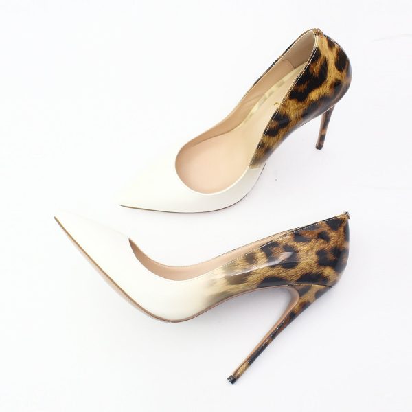 Animal Texture Pointed Toe For Cheap