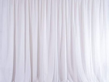 8  White Backdrop Sheer Supply