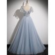 Blue Host Evening Dress Piano Online Sale