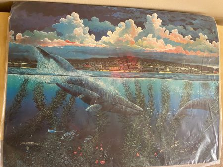 Cannery Row  by Robert Lyn Nelson Hand Signed For Cheap