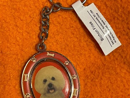 “Bichon Frise” Spinning Keychain Discount