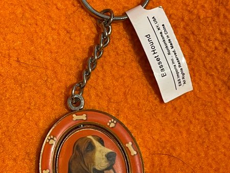 “Basset Hound” Spinning Keychain Fashion