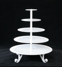 4 Tier Metal Cupcake Stand For Discount