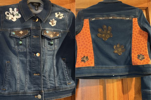 Hand Made (no two alike) Repurposed Designer Denim Jacket (spot clean only) Size Small Cheap