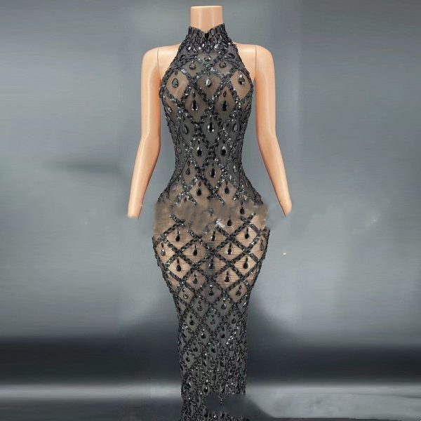 Black Diamond Dress On Black Online Sale