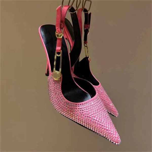 Women s Rhinestone Pointed Toe Online now