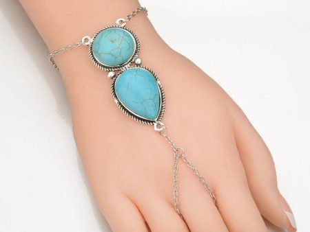 Turquoise tassel bracelet Discount