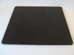 Black  slate tile 10.5  Placemat Online now