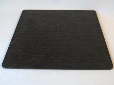 Black  slate tile 10.5  Placemat Online now