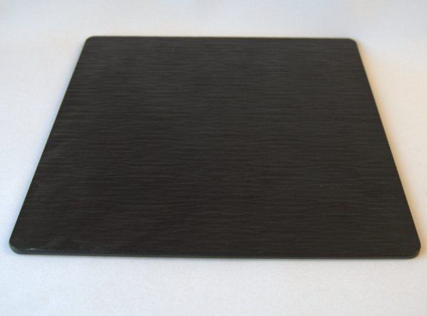 Black  slate tile 10.5  Placemat Online now