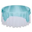 Tiffany Blue Organza Overlay 80 x 84  Fashion