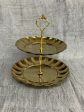 2 Tier Gold Dessert Stand Online