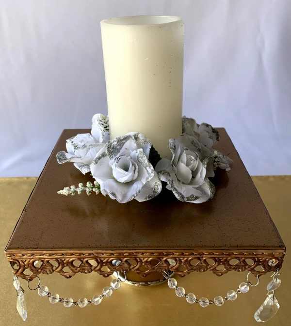 White Rose Votive Accessory For Sale