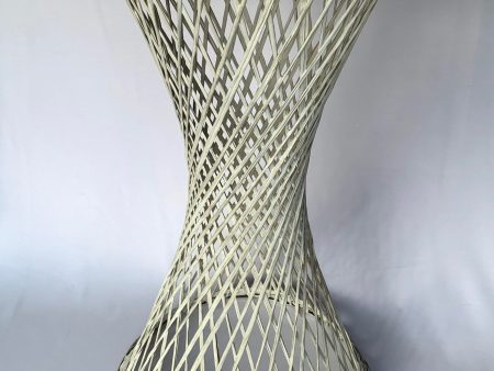 Wicker Pillar White Hot on Sale