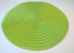 Apple Green Round 15  Placemat on Sale