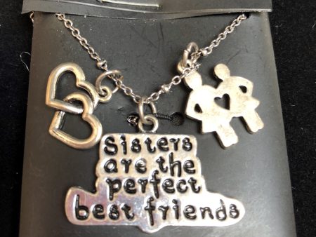 “Sisters are the Perfect Best Friends” Necklace Discount