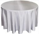 Tablecloth Silver Round 132  Sale