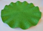 Bright Green Wave Round 15  Placemat For Cheap