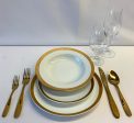 Wide Gold Rim   Classic Gold Dinner Package (Qty 105) Online Sale