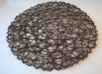 Brown Weaved Round 15  Placemat on Sale