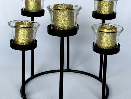 Black Fountain Candle Holder Discount