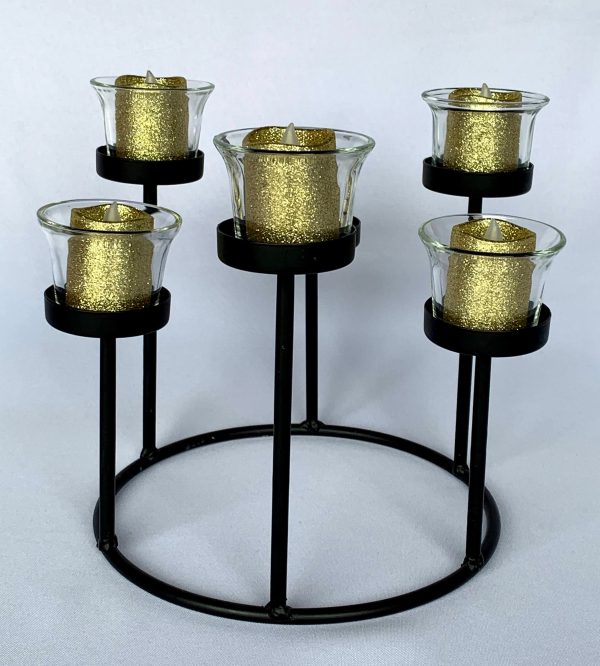 Black Fountain Candle Holder Discount