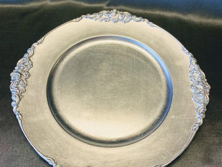 Vintage Silver Charger Plate For Discount