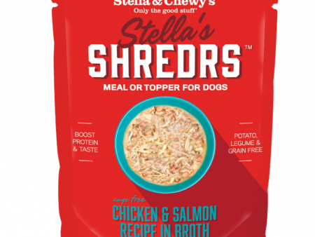 Stella & Chewys Stellas Shredrs Cage Free Chicken & Salmon Recipe in Broth For Cheap