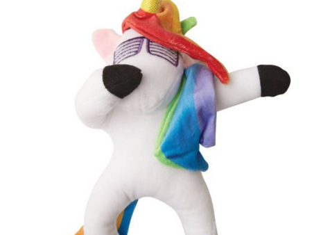 Snugarooz Dab the Unicorn Plush Dog Toy For Discount