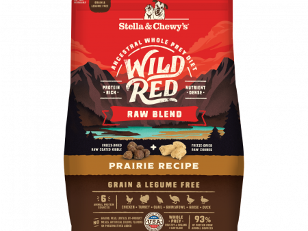 Stella & Chewy s Wild Red Dry Dog Food Raw Blend High Protein Grain & Legume Free Prairie Recipe For Sale