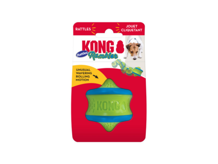 KONG Rambler Rattlez Swirl Ball Online Sale