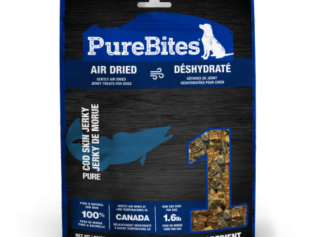 PureBites Gently Air Dried Cod Skin Jerky Dog Treats For Sale